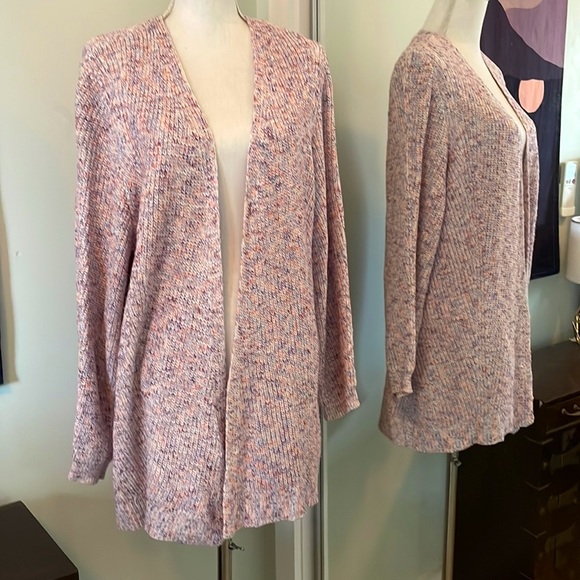 Lane Bryant Open-Front Knit Cardigan, Size 14/16 - Picture 3 of 7